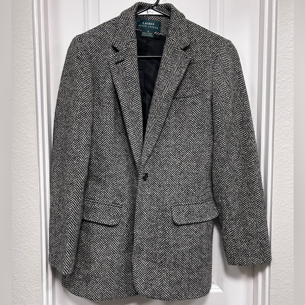 Lauren Ralph Lauren Classic Black and White Blazer